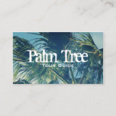 Palm Fronds Foto Visitekaartje (Voorkant)