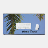 Palm Fronds Tropical Sky Blue Photographie (Clavier et souris)