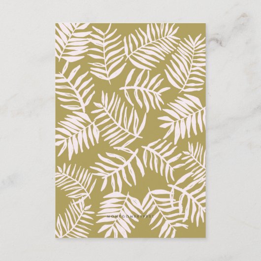 Palm Getaway Bachelorette Party Uitnodiging Invoeg Informatiekaartje (Achterkant)