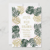 Palm Getaway Destination Mariage Invitation (Devant)