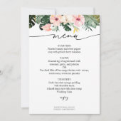 Palm Hibiscus Fête des mariées tropicale Carte men (Devant)