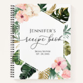 Palm Hibiscus Fête des mariées tropicale Livre de  (Devant)