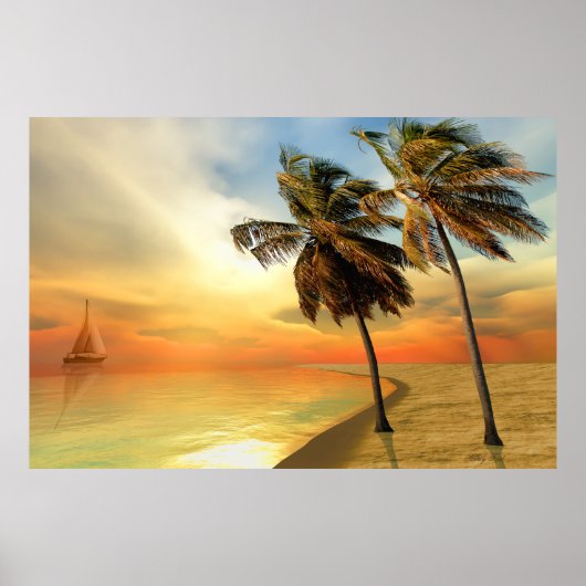Palm Island Print (Voorkant)