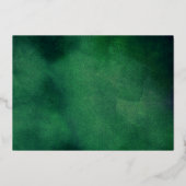 Palm Leaf Beach Wedding Photo Enregistrer la carte (Verso)