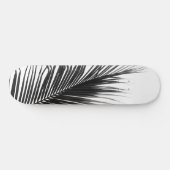 Palm Leaf Black & White Delving #1 #tropical #wall Skateboard (Horizontaal)