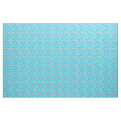 Palm Leaf Blue White Pattern Stof (Yard (91,4 cm))