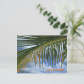Palm Leaf Briefkaart (Staand voorkant)