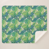 Palm Leaf couvertures Motif (Devant (Horizontal))