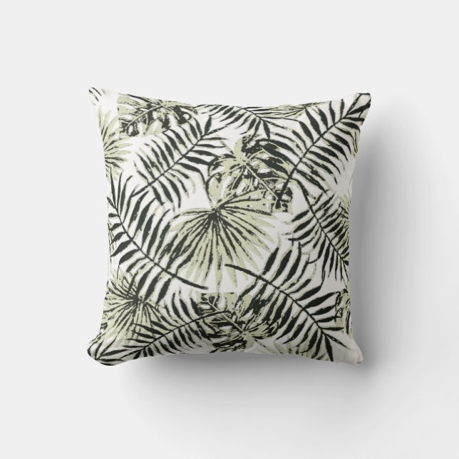 Palm Leaf Design Sierkussen (Voorkant)