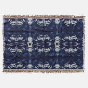 Palm Leaf in Delft Blue Deken