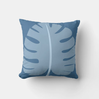 Palm Leaf Ocean Beach Vaves Coussins tropicaux