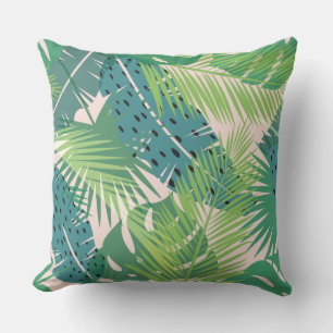 Palm Leaf Patroon werpen kussens