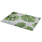 Palm Leaf Pattern Snijplank (Hoek)