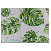 Palm Leaf Pattern Snijplank (Voorkant)