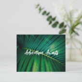 Palm Leaf Post Kaart (Staand voorkant)