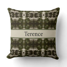 Palm Leaf Shadow Army Green, aanpasbaar