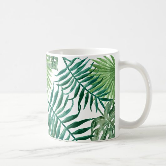 palm leafs mug aquarell tumbls (Droite)