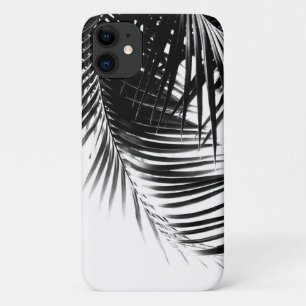 Palm Leaves Black & White Vibes #1 #tropical iPhone 11 Hoesje