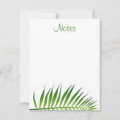Palm Leaves bloemenhandgeschreven script Sjabloon (Voorkant)