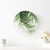 Palm Leaves Green Vibes #9 Grote Klok (Huis)