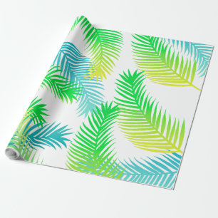Palm Leaves Patroon Wrapping Papier – Tropische Gi