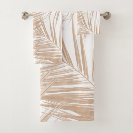 Palm Leaves Pattern Dream 6 #tropisch#kunst Bad Handdoek (Insitu)