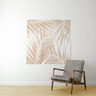 Palm Leaves Pattern Dream 6 #tropisch#kunst Wandkleed