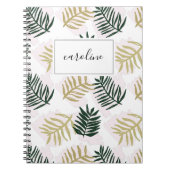 Palm Leaves Personalized Notitieboek (Voorkant)