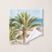 Palm Ocean Beach Droom #1 #travel #wall #art Bad Handdoek (Wasdoekje)