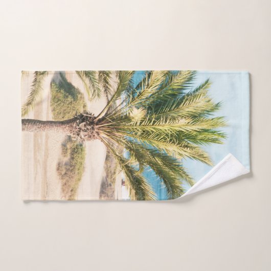 Palm Ocean Beach Droom #1 #travel #wall #art Bad Handdoek (Handdoek)
