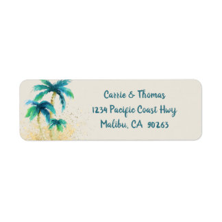 Palm Paradise | Adres Tropische bestrating Etiket