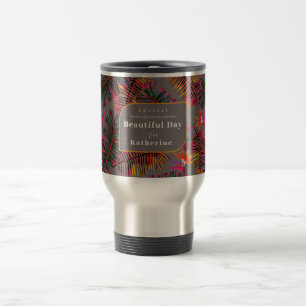 Palm Paradise Grey Reisbeker