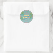Palm Pool Party Stickers (Tas)