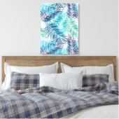 Palm Print Canvas (Insitu (Slaapkamer))
