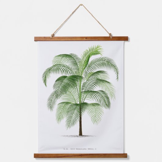 Palm Print -Pieter Joseph de Pannemaeker 1832-1904 Hangend Wandkleed (Voorkant)