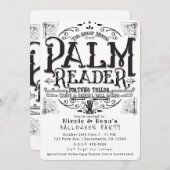 Palm Reader  Magic Fortune Teller Halloween Kaart (Voorkant / Achterkant)