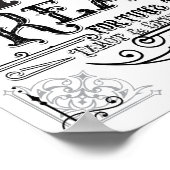 Palm Reader  Magic Fortune Teller Halloween Poster (Hoek)