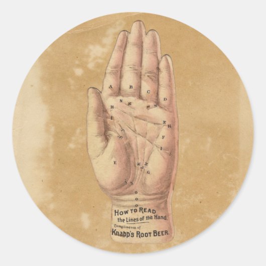 Palm Reading Sticker (Voorkant)