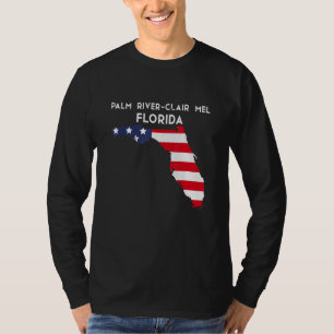 Palm River Clair Mel Florida USA Staat Amerika Tra T-shirt