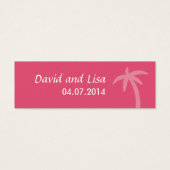 Palm rose Mariage de plage tropicale (Devant)