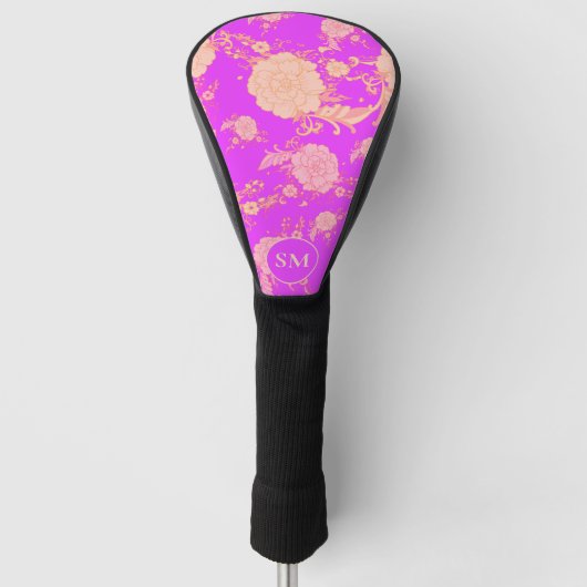 Palm Royale Bloemendesign Golfheadcover (Voorkant)