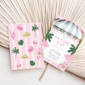 Palm Royale verjaardagsfeest uitnodiging