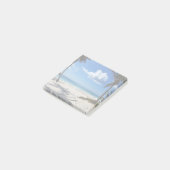 Palm schaduwen en open luchten post-it® notes (Schuin)