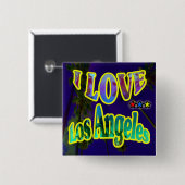 "Palm Sky: Ik hou van Los Angeles 4" Button (Voorkant /achterkant)