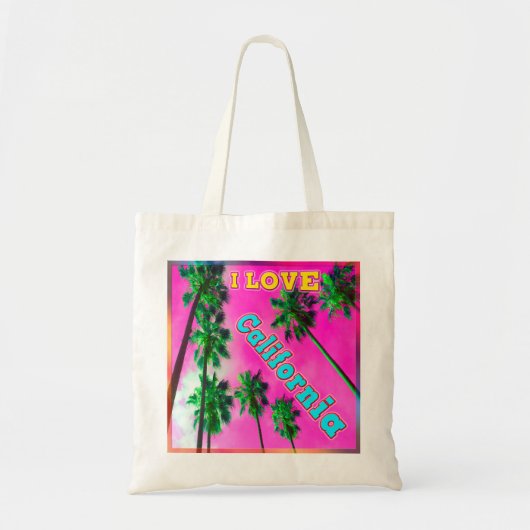 "Palm Sky : J'AIME Californie Sac 3" (Devant)