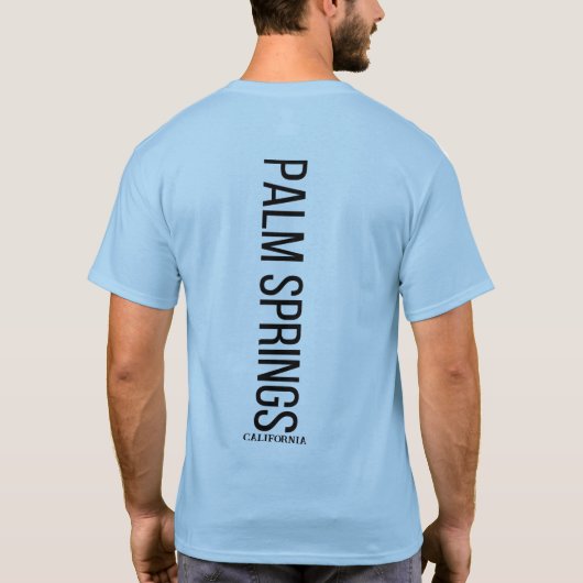 Palm Spring Californië T-shirt (Achterkant)
