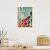 Palm Spring Hotel Poster (Keuken)