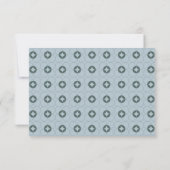 Palm Spring Retro Bruiloft RSVP Kaart (Achterkant)