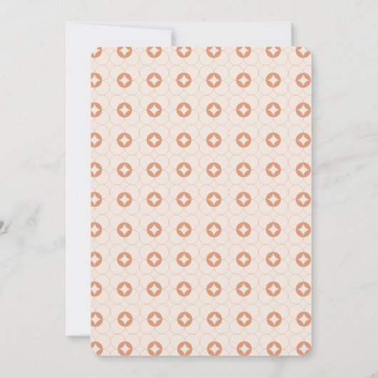 Palm spring retro bruiloft Save The Date Kaart (Achterkant)