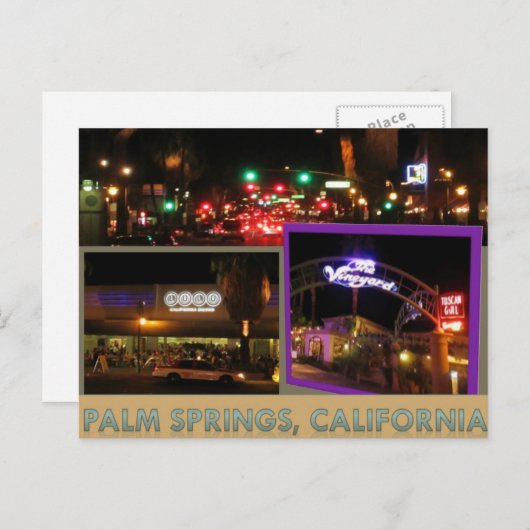 PALM SPRINGS #6 CARTE POSTALE (Devant / Derrière)